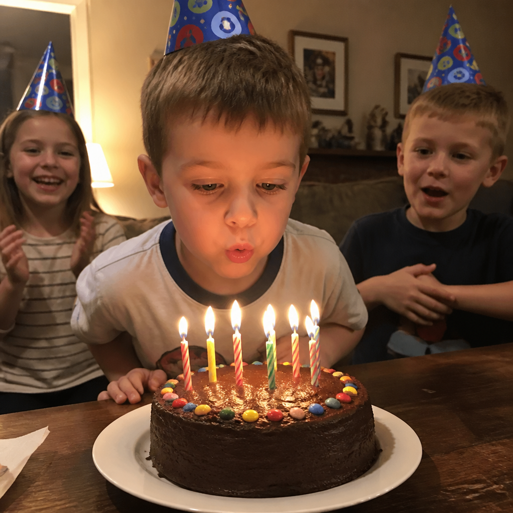 Blowing Candles photo