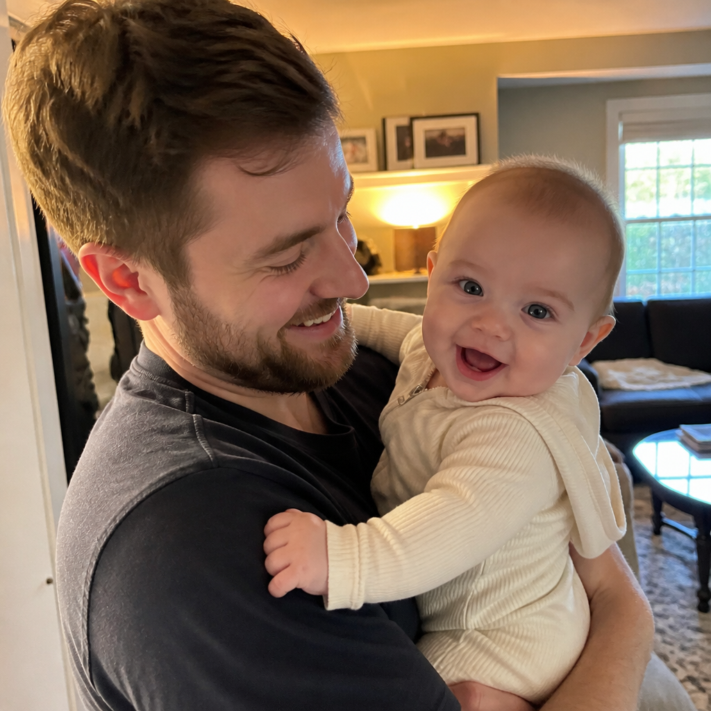 Dad & Baby photo