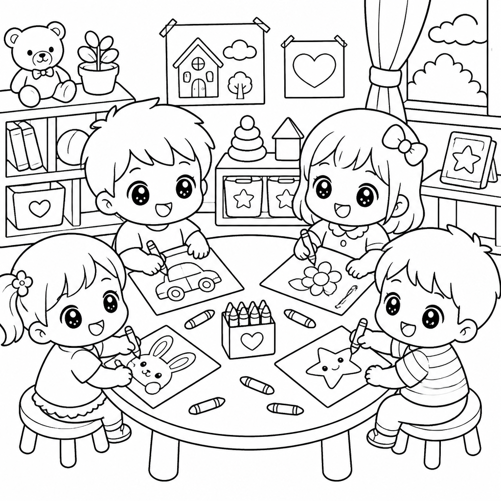 Coloring Time coloring page